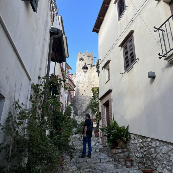 Vicolo Giudea -- The ancient Jewish quarter, located at the foot of the castle.