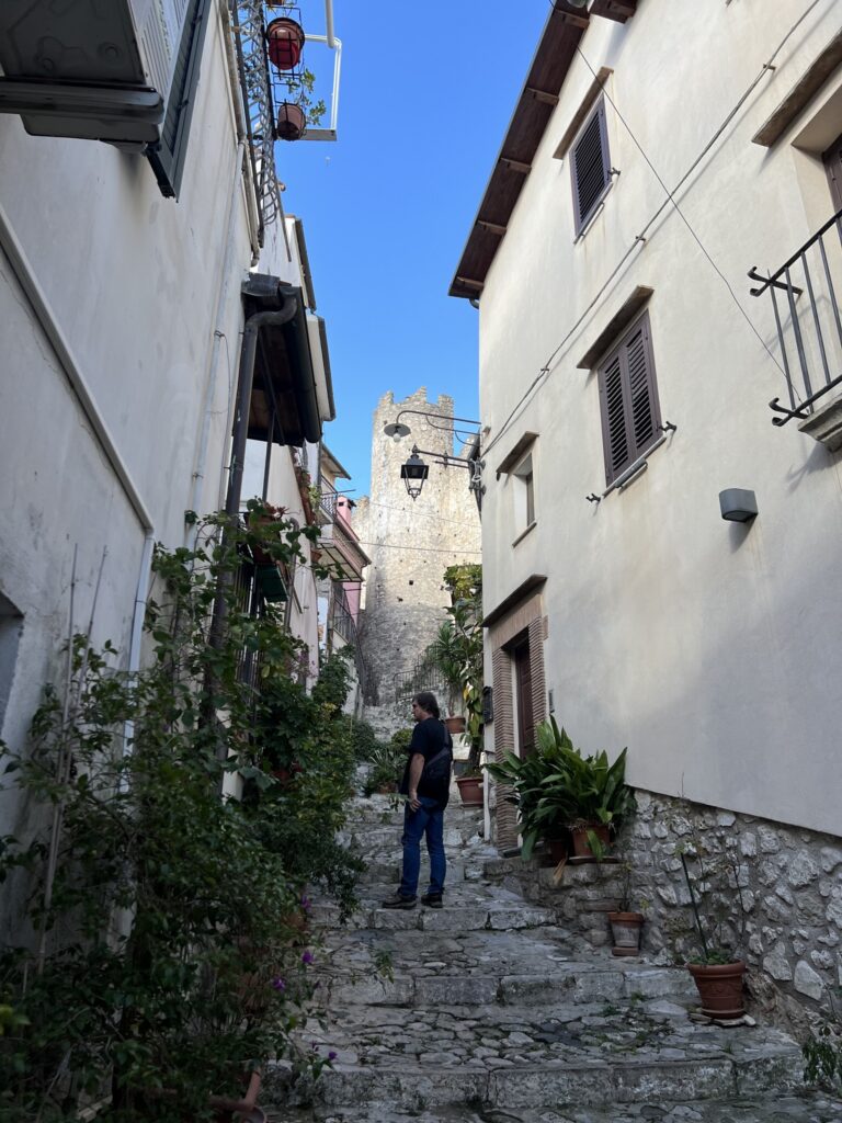 Vicolo Giudea -- The ancient Jewish quarter, located at the foot of the castle.