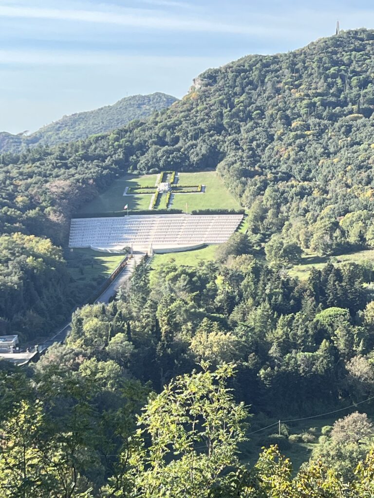 A view of the Polish Cemetery from above.